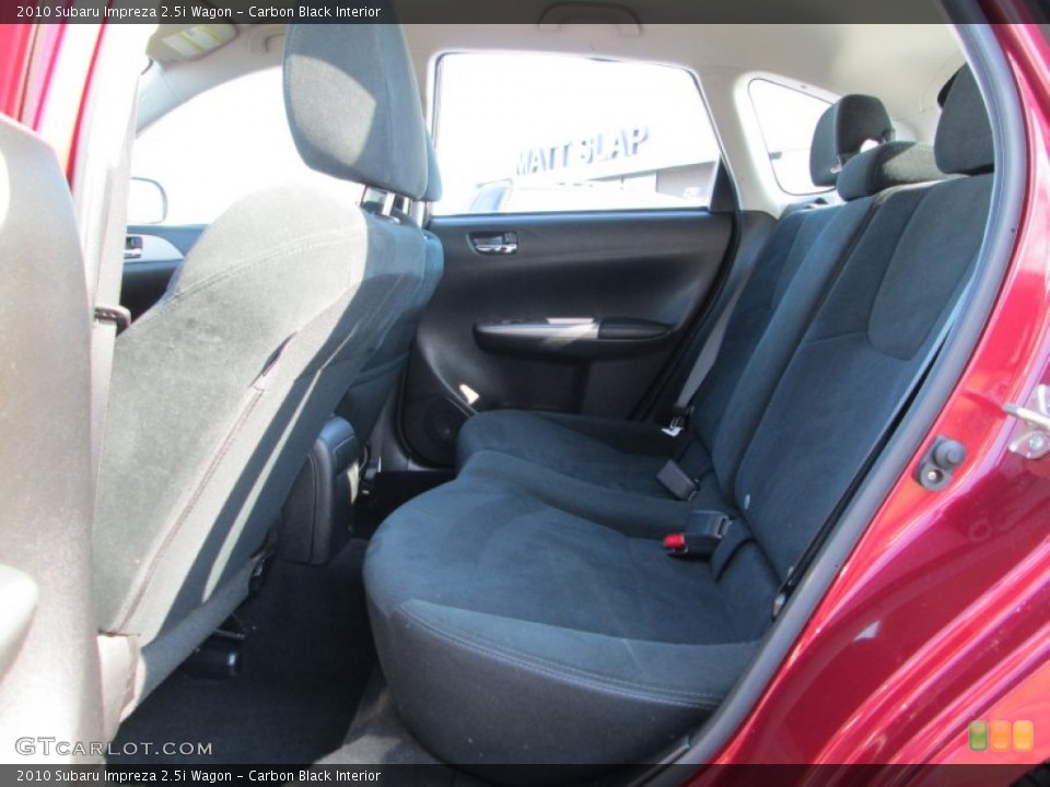 Carbon Black Interior Rear Seat for the 2010 Subaru Impreza 2.5i Wagon #77640948