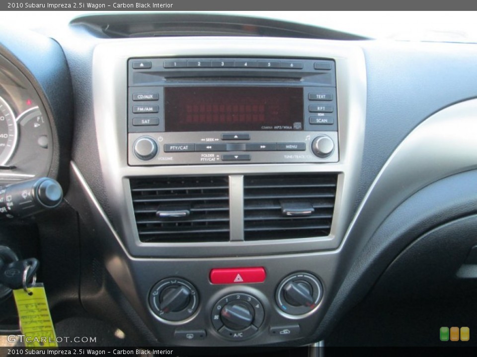 Carbon Black Interior Controls for the 2010 Subaru Impreza 2.5i Wagon #77641029