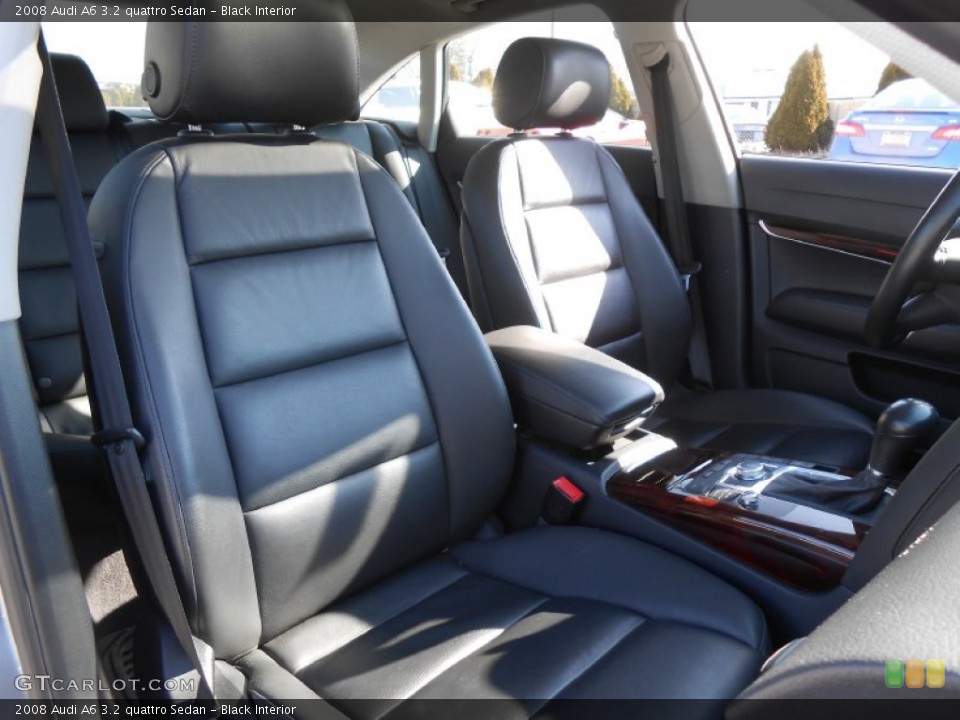 Black Interior Front Seat for the 2008 Audi A6 3.2 quattro Sedan #77641047