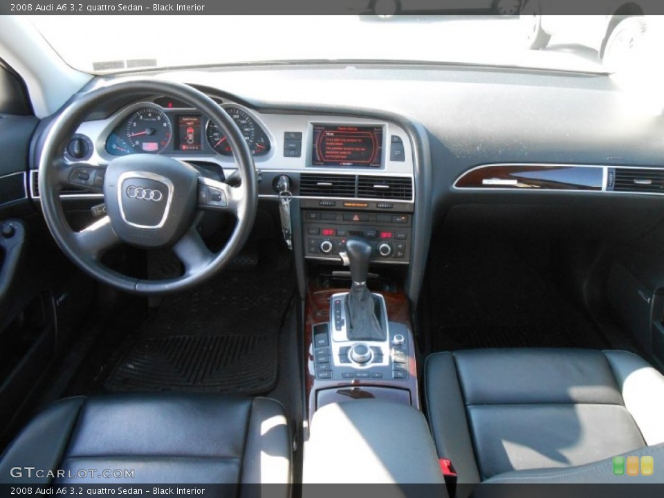 Black Interior Dashboard for the 2008 Audi A6 3.2 quattro Sedan #77641137