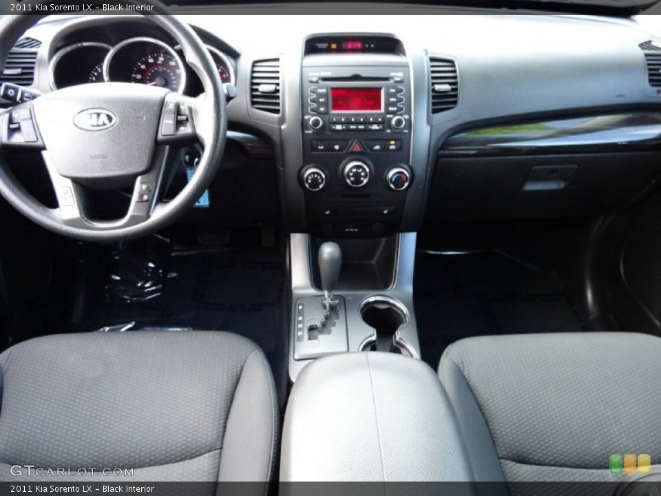 Black Interior Dashboard for the 2011 Kia Sorento LX #77642002