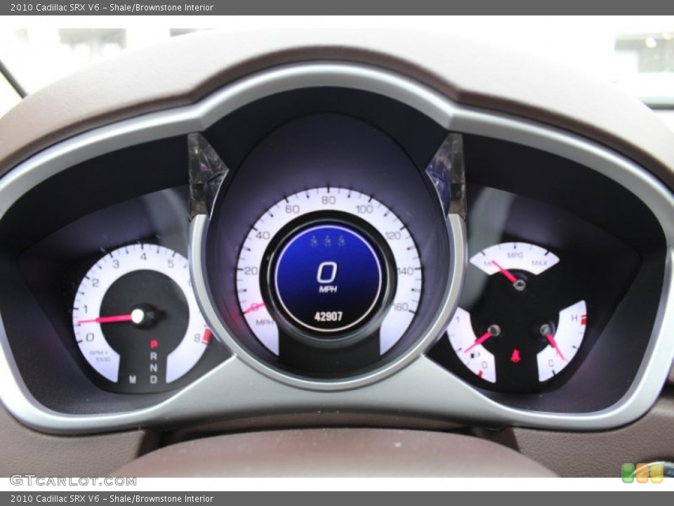 Shale/Brownstone Interior Gauges for the 2010 Cadillac SRX V6 #77642025