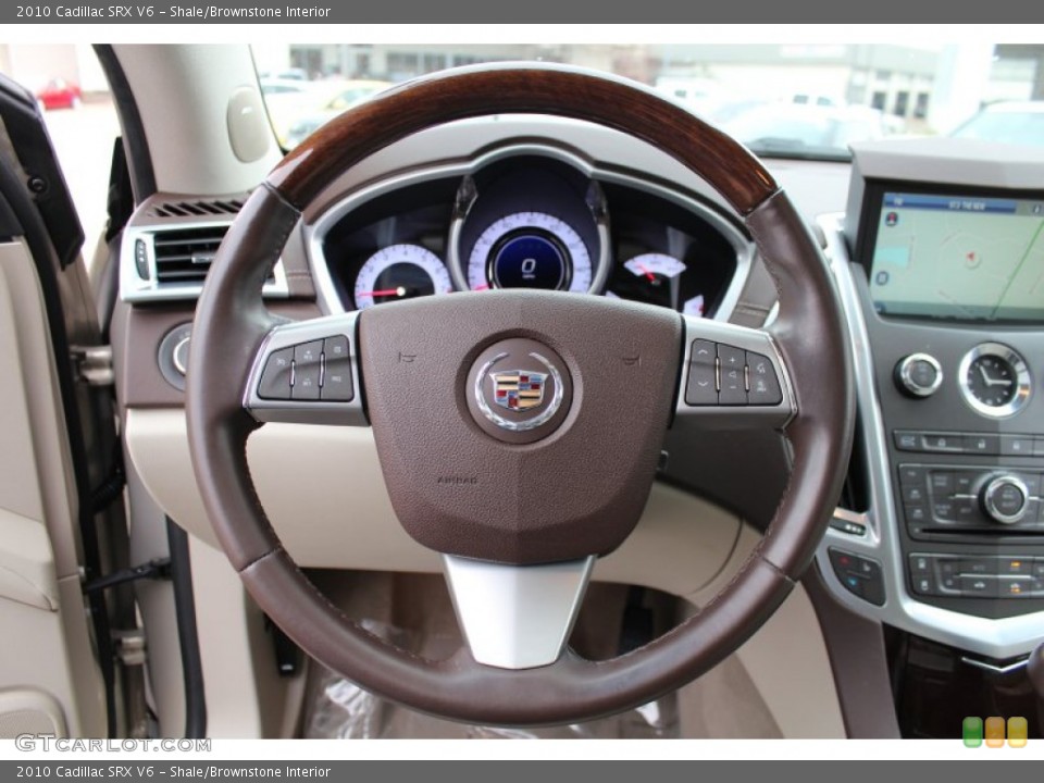 Shale/Brownstone Interior Steering Wheel for the 2010 Cadillac SRX V6 #77642049