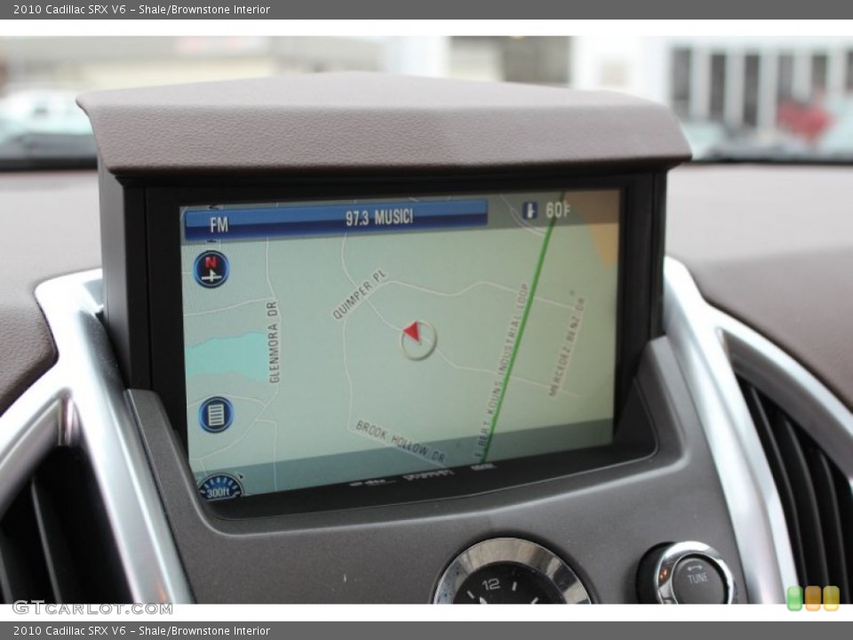 Shale/Brownstone Interior Navigation for the 2010 Cadillac SRX V6 #77642343
