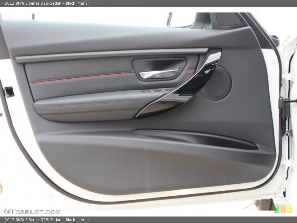 Black Interior Door Panel for the 2013 BMW 3 Series 328i Sedan #77643478