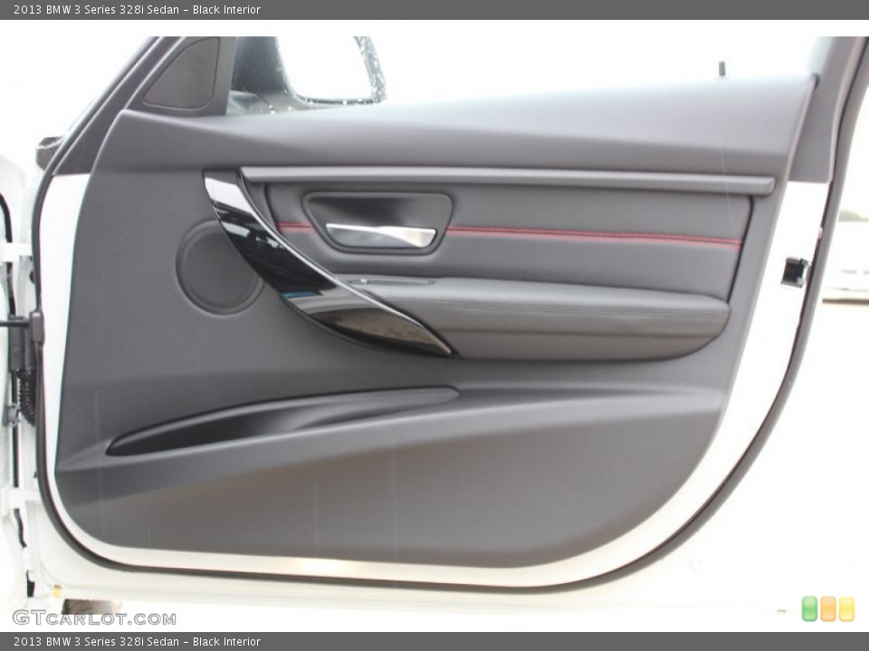 Black Interior Door Panel for the 2013 BMW 3 Series 328i Sedan #77643513