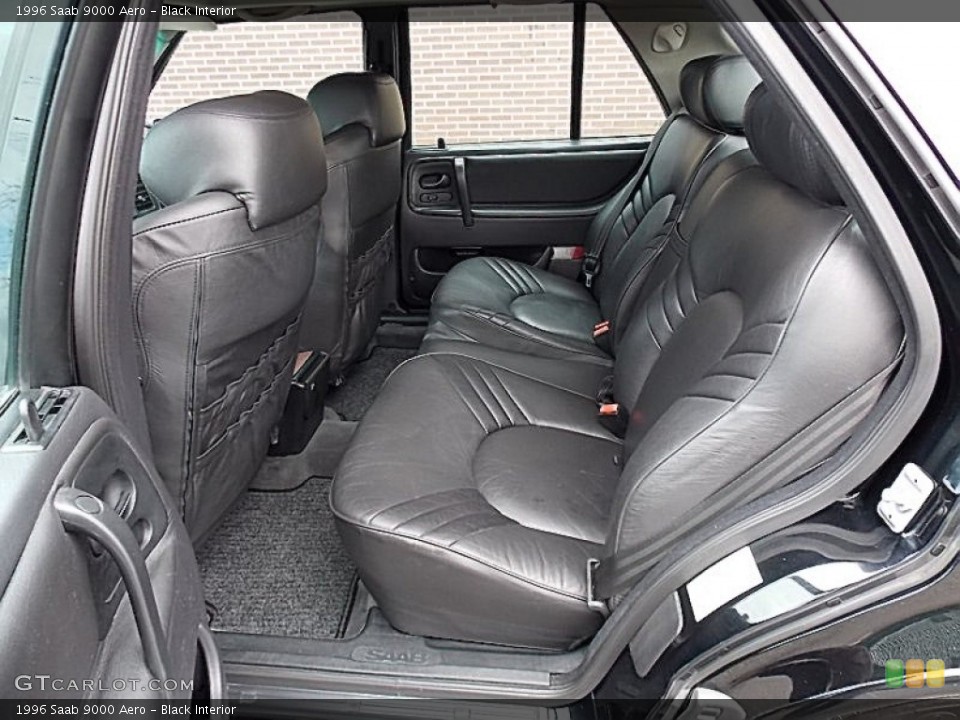 Black Interior Rear Seat for the 1996 Saab 9000 Aero #77645022