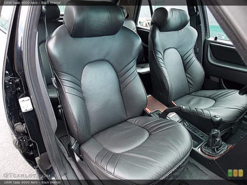 Black 1996 Saab 9000 Interiors