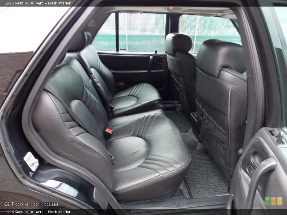 Black Interior Rear Seat for the 1996 Saab 9000 Aero #77645231
