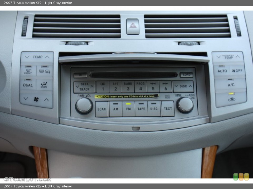 Light Gray Interior Audio System for the 2007 Toyota Avalon XLS #77645322
