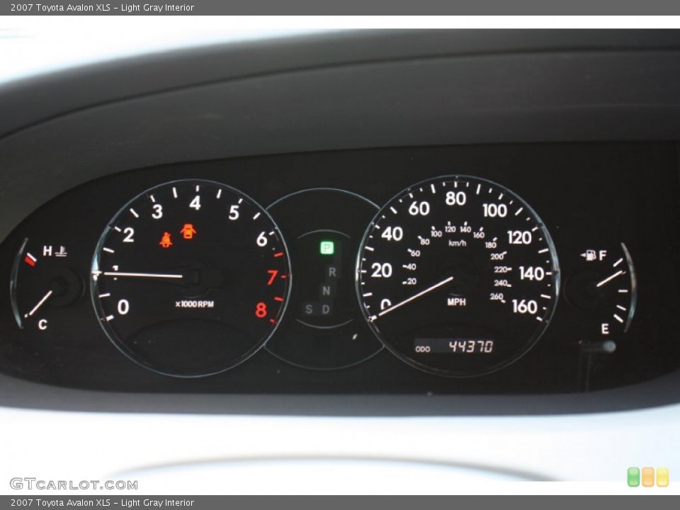 Light Gray Interior Gauges for the 2007 Toyota Avalon XLS #77645425