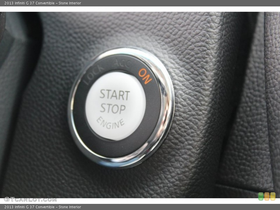 Stone Interior Controls for the 2013 Infiniti G 37 Convertible #77645762