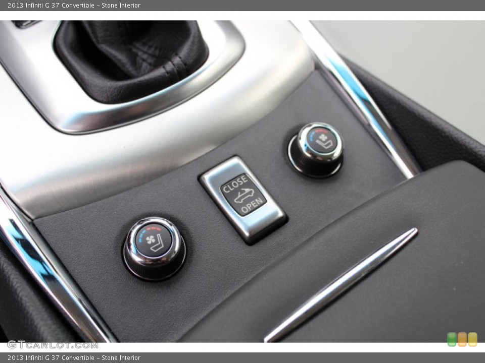 Stone Interior Controls for the 2013 Infiniti G 37 Convertible #77645788