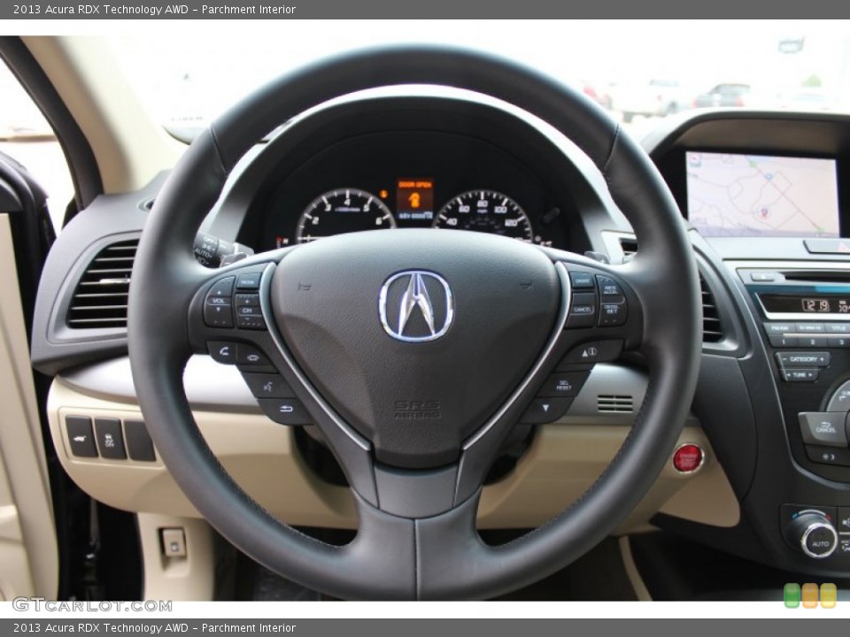 Parchment Interior Steering Wheel for the 2013 Acura RDX Technology AWD #77646102
