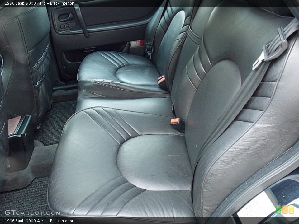Black Interior Rear Seat for the 1996 Saab 9000 Aero #77646154