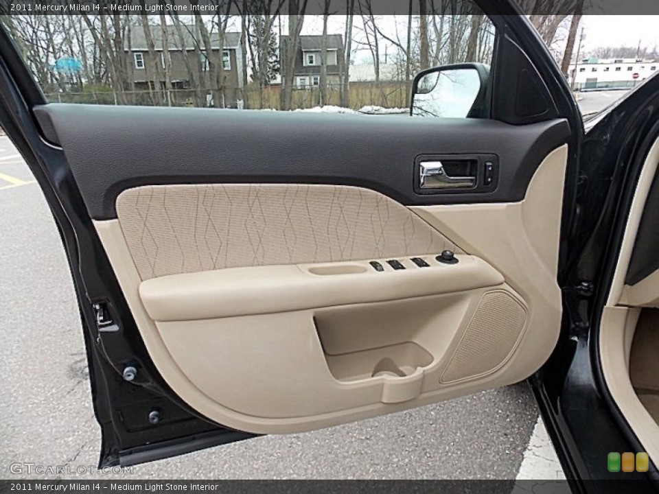 Medium Light Stone Interior Door Panel for the 2011 Mercury Milan I4 #77646699