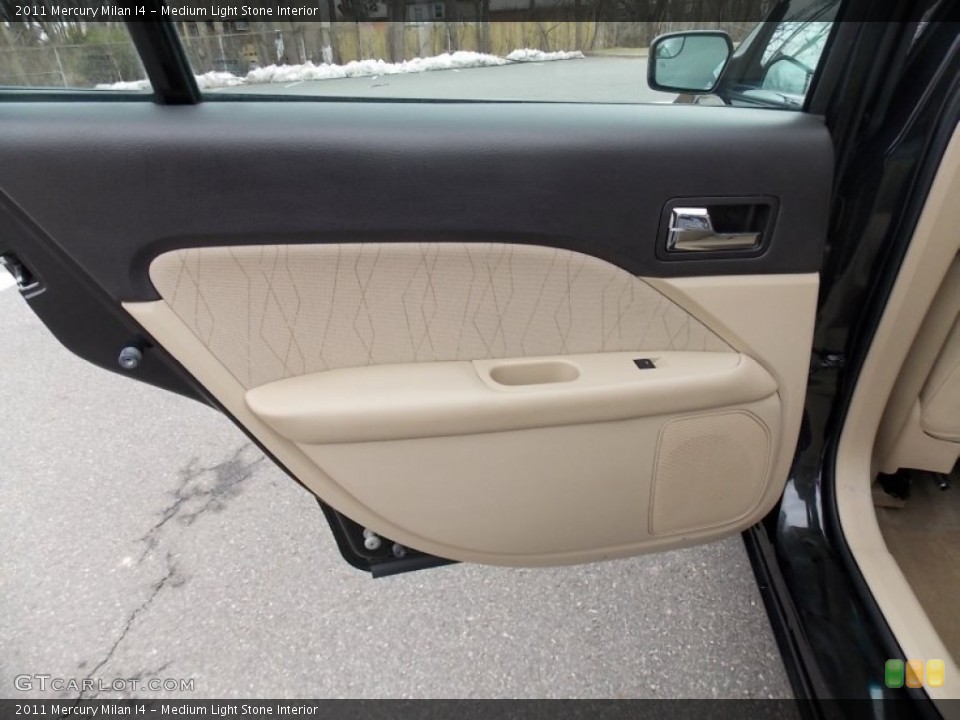 Medium Light Stone Interior Door Panel for the 2011 Mercury Milan I4 #77646972