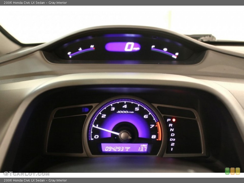 Gray Interior Gauges for the 2006 Honda Civic LX Sedan #77646989