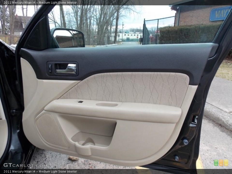 Medium Light Stone Interior Door Panel for the 2011 Mercury Milan I4 #77647080