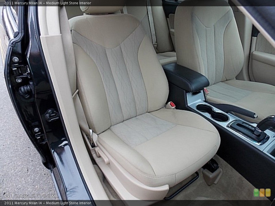 Medium Light Stone Interior Front Seat for the 2011 Mercury Milan I4 #77647119
