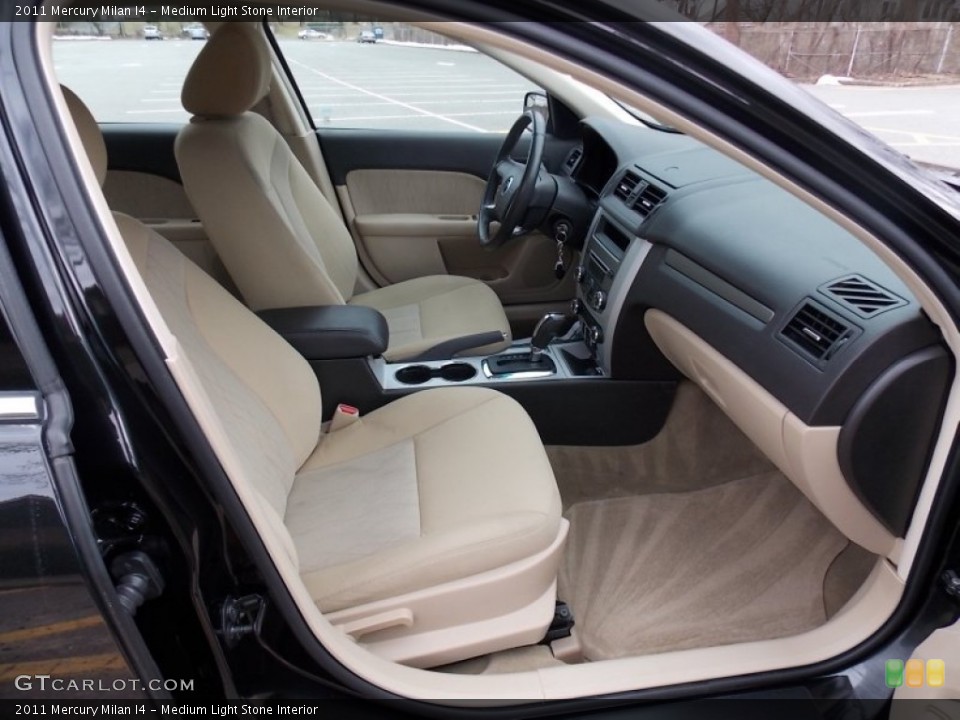 Medium Light Stone Interior Front Seat for the 2011 Mercury Milan I4 #77647147