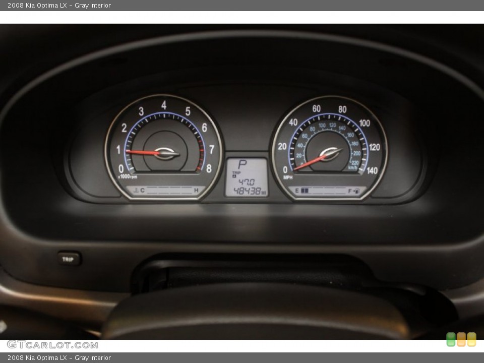 Gray Interior Gauges for the 2008 Kia Optima LX #77647375