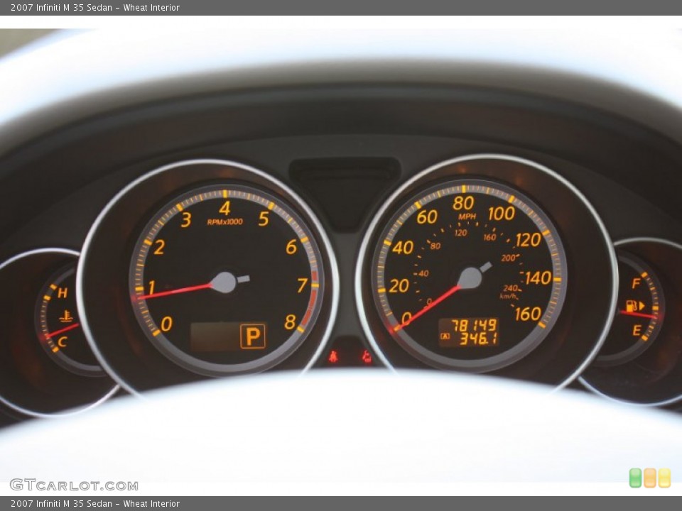 Wheat Interior Gauges for the 2007 Infiniti M 35 Sedan #77647560
