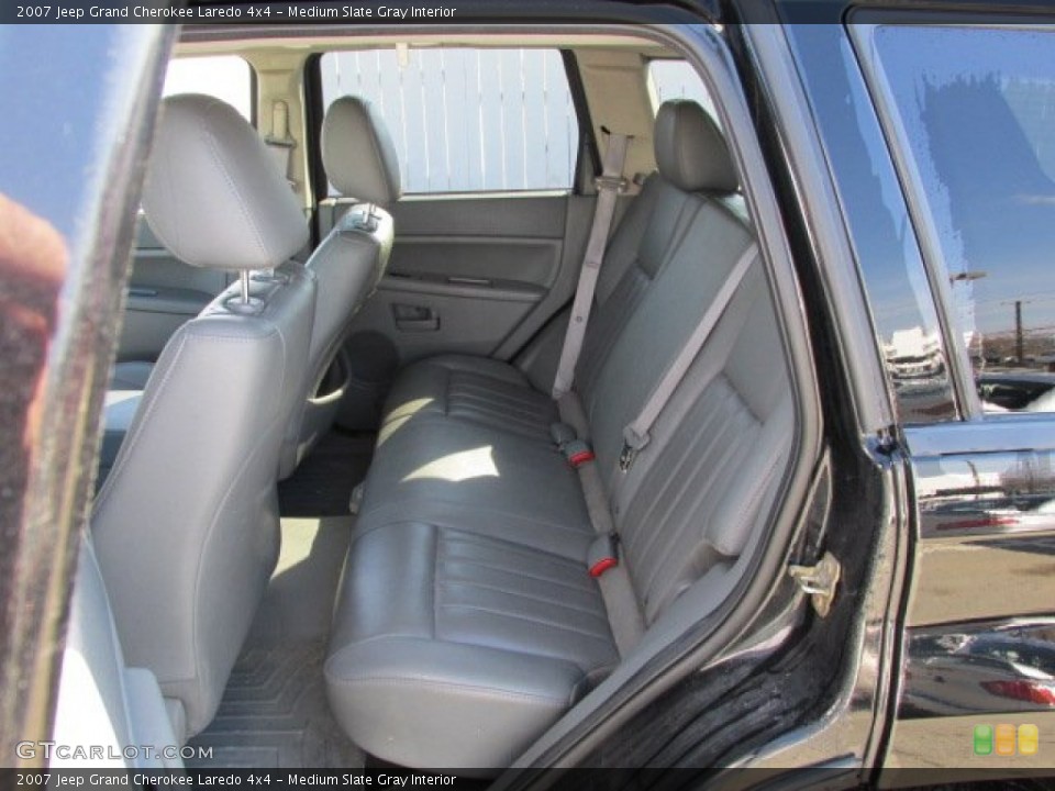 Medium Slate Gray Interior Rear Seat for the 2007 Jeep Grand Cherokee Laredo 4x4 #77647707