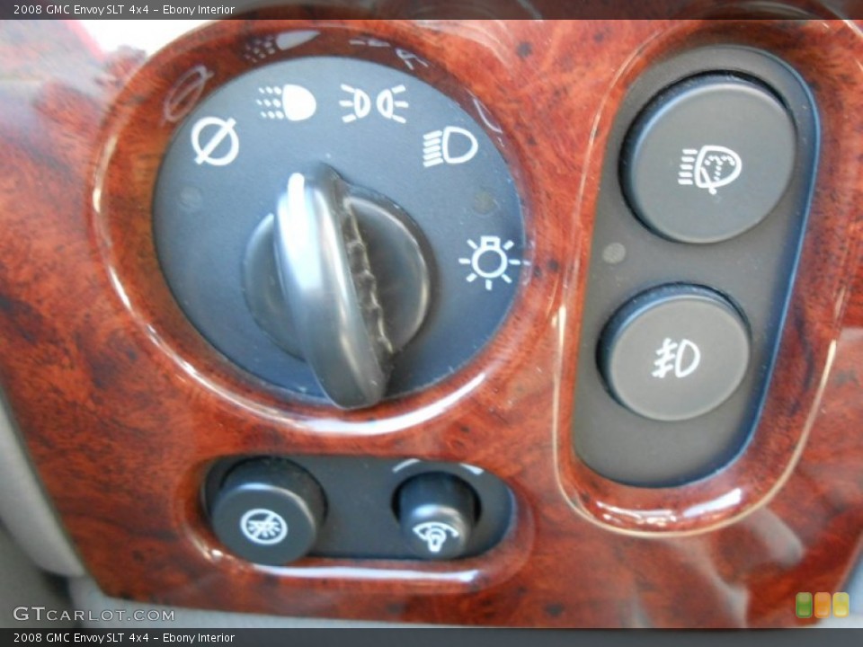 Ebony Interior Controls for the 2008 GMC Envoy SLT 4x4 #77648804