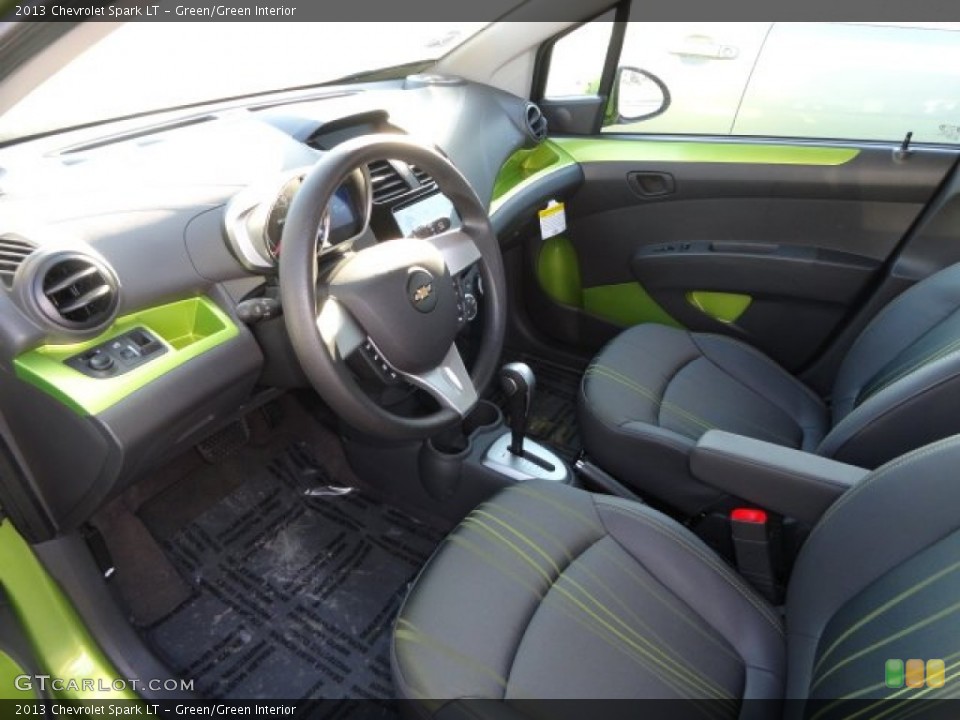 Green/Green Interior Prime Interior for the 2013 Chevrolet Spark LT #77648856
