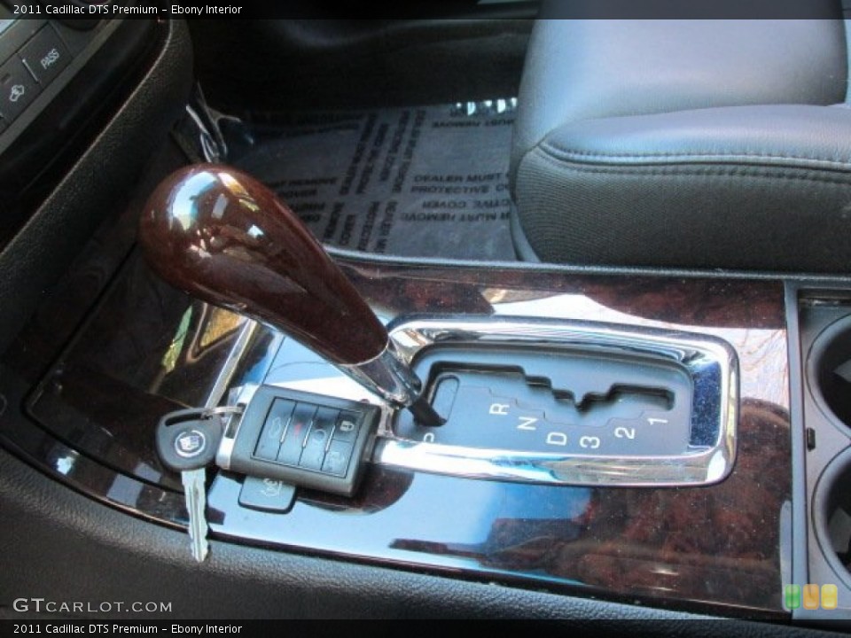 Ebony Interior Transmission for the 2011 Cadillac DTS Premium #77649073