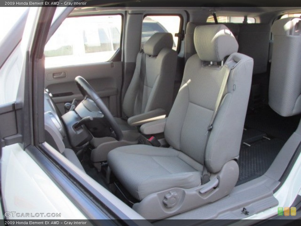 Gray 2009 Honda Element Interiors