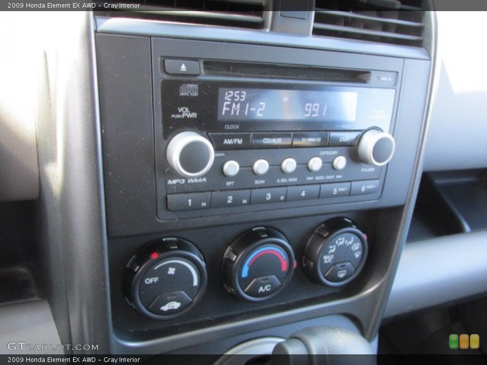 Gray Interior Controls for the 2009 Honda Element EX AWD #77649438