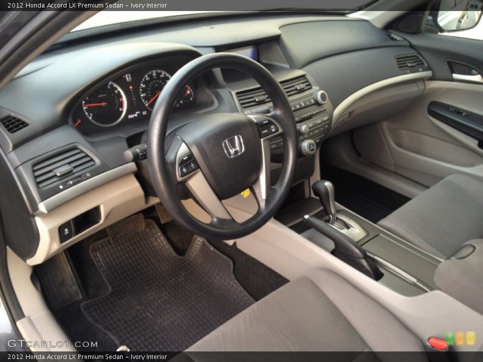 Ivory Interior Prime Interior for the 2012 Honda Accord LX Premium Sedan #77649492