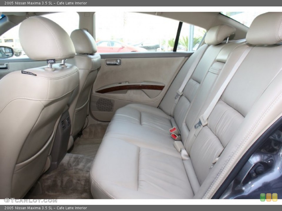 Cafe Latte Interior Rear Seat for the 2005 Nissan Maxima 3.5 SL #77649897