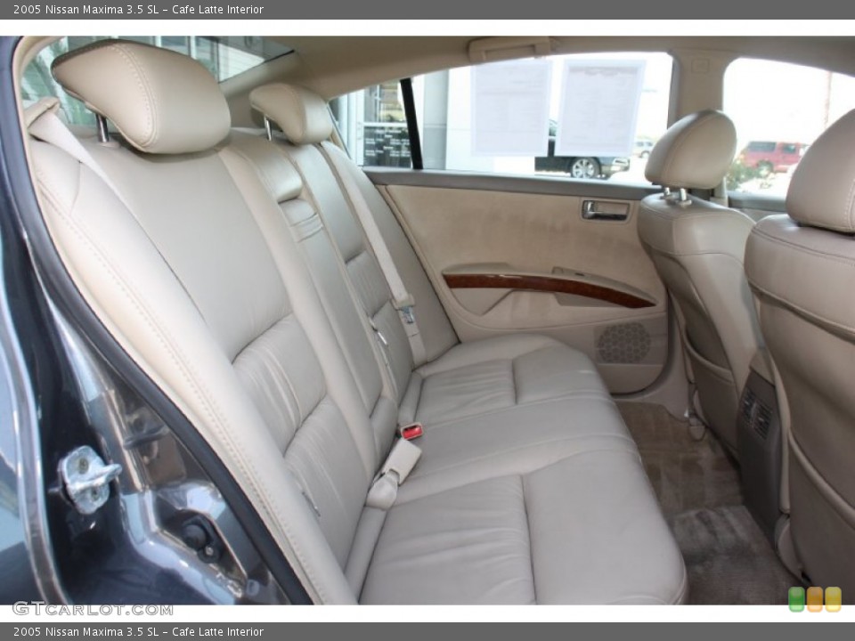 Cafe Latte Interior Rear Seat for the 2005 Nissan Maxima 3.5 SL #77649927