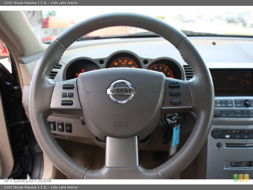 Cafe Latte Interior Steering Wheel for the 2005 Nissan Maxima 3.5 SL #77650087