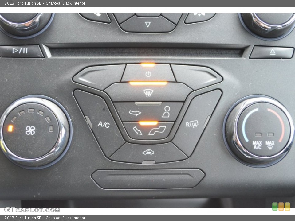 Charcoal Black Interior Controls for the 2013 Ford Fusion SE #77651107