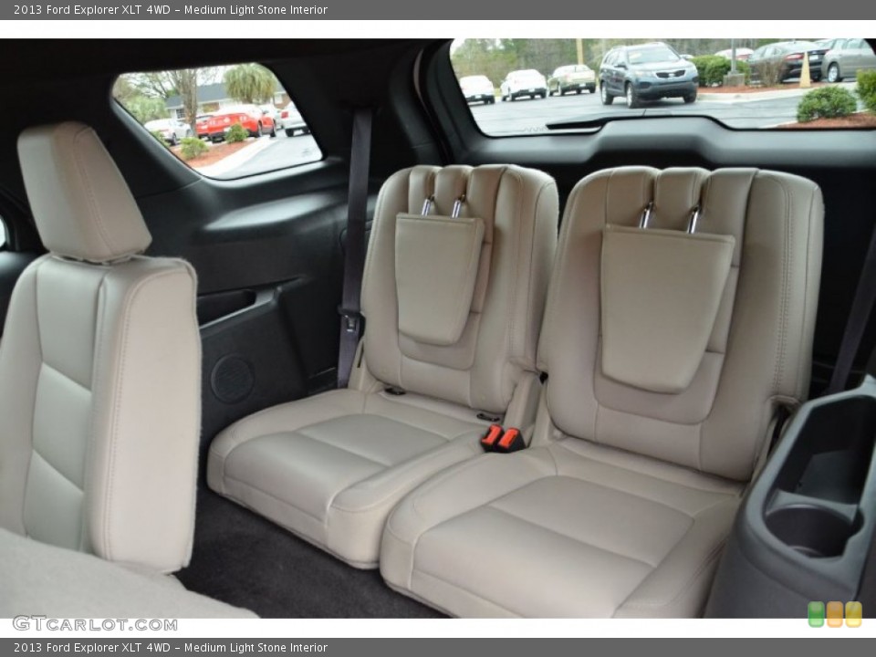 Medium Light Stone Interior Rear Seat for the 2013 Ford Explorer XLT 4WD #77651153