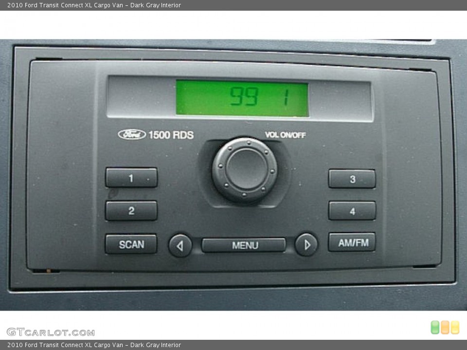 Dark Gray Interior Audio System for the 2010 Ford Transit Connect XL Cargo Van #77651721