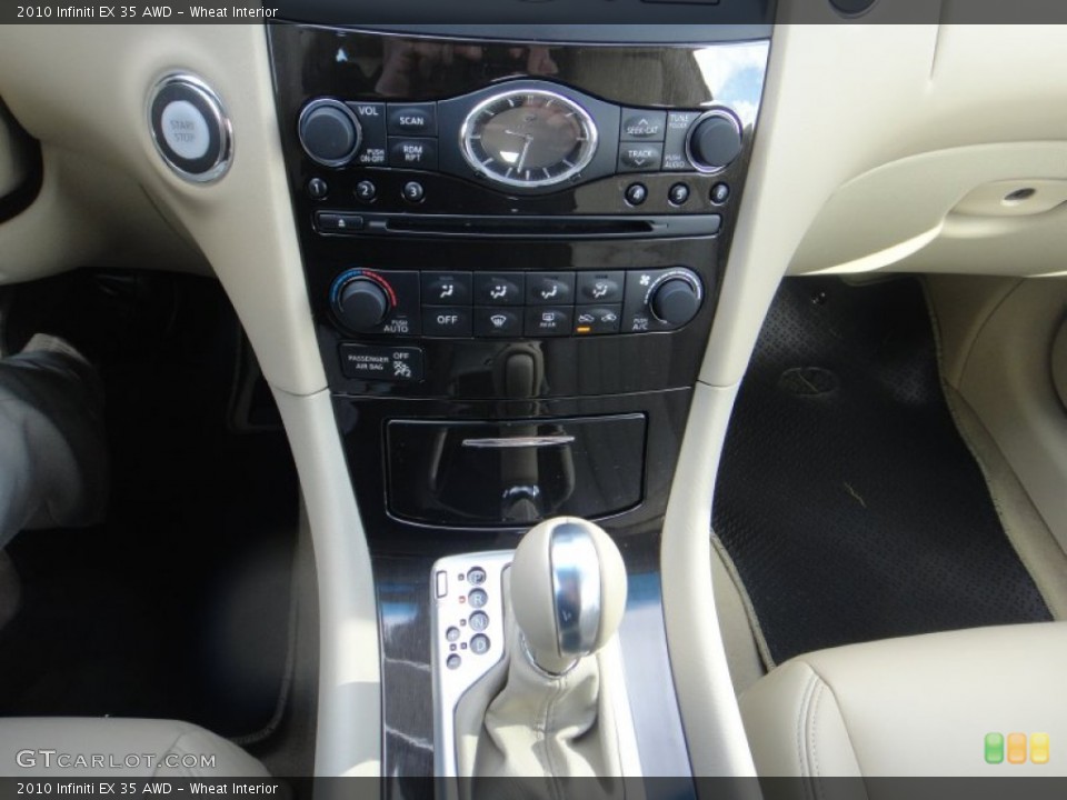 Wheat Interior Controls for the 2010 Infiniti EX 35 AWD #77651802