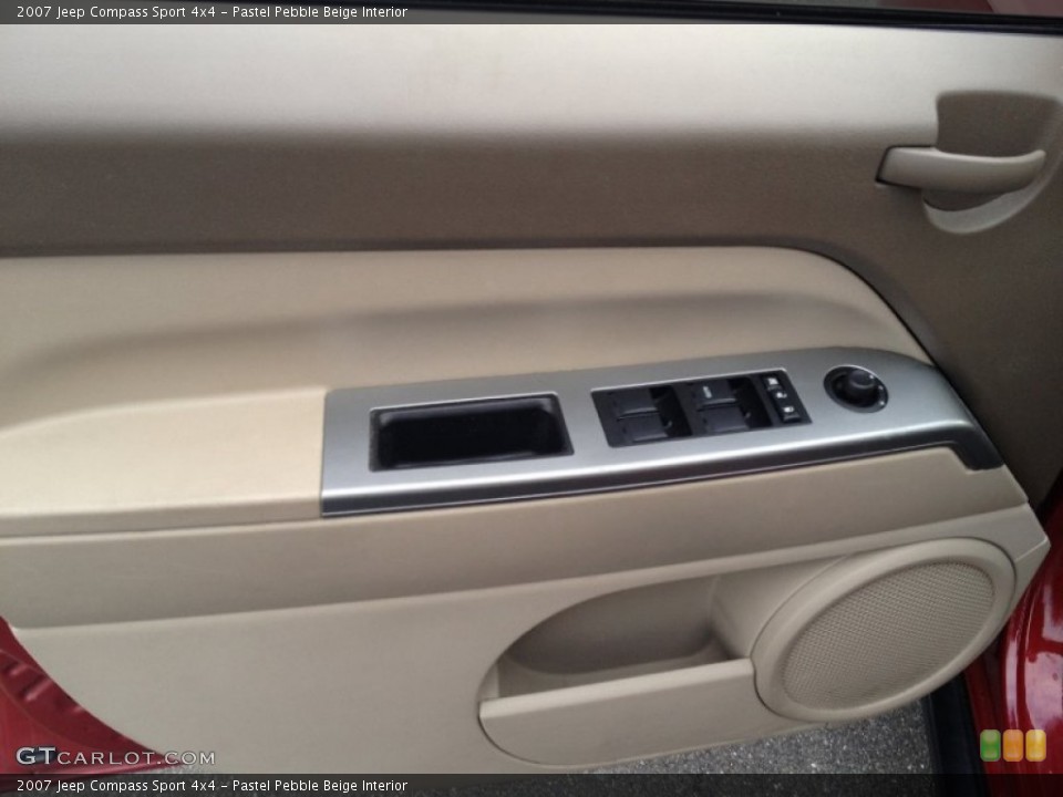 Pastel Pebble Beige Interior Door Panel for the 2007 Jeep Compass Sport 4x4 #77652015