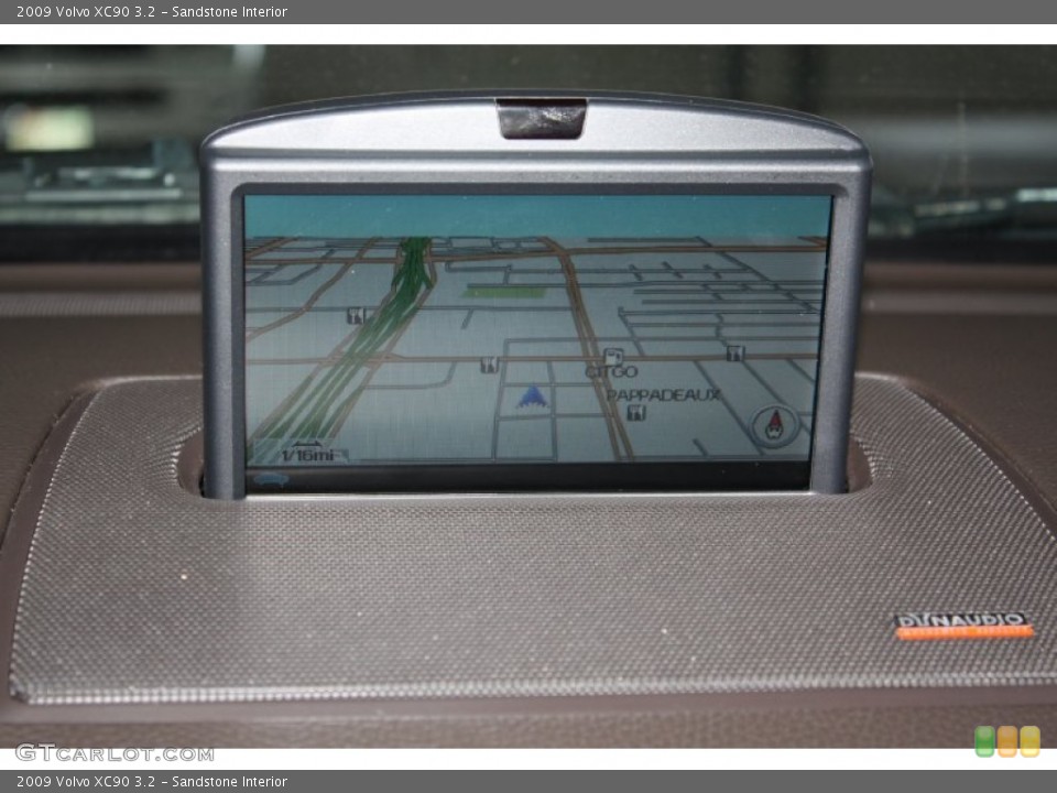 Sandstone Interior Navigation for the 2009 Volvo XC90 3.2 #77652022