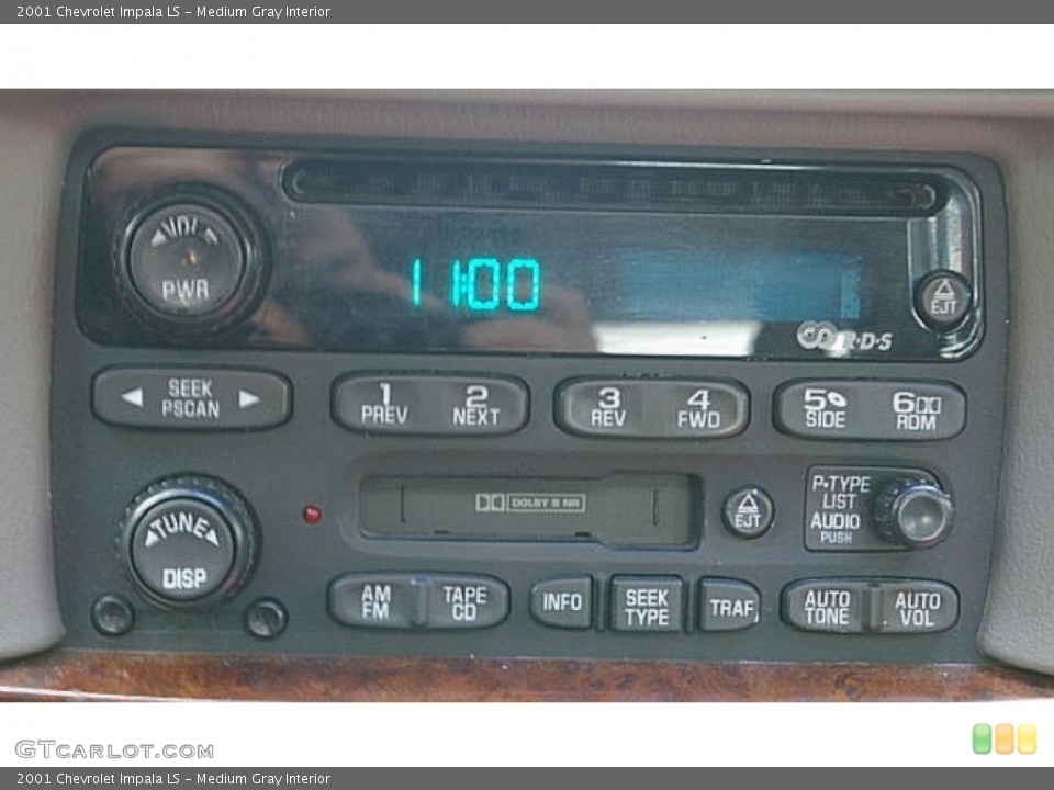 Medium Gray Interior Audio System for the 2001 Chevrolet Impala LS #77652756