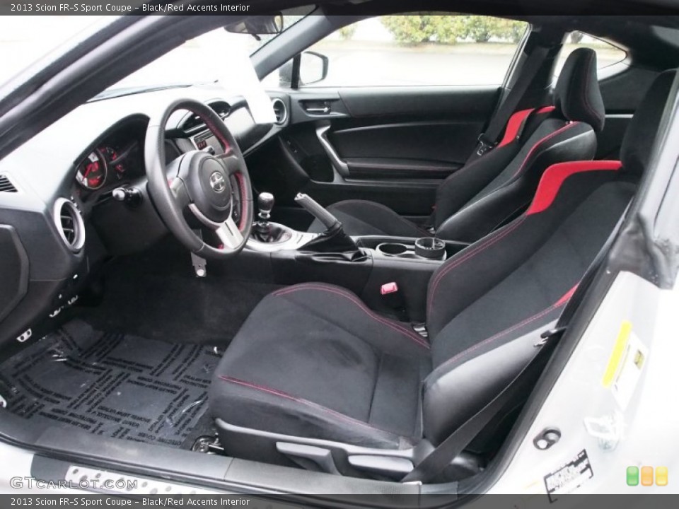 Black/Red Accents Interior Prime Interior for the 2013 Scion FR-S Sport Coupe #77652890