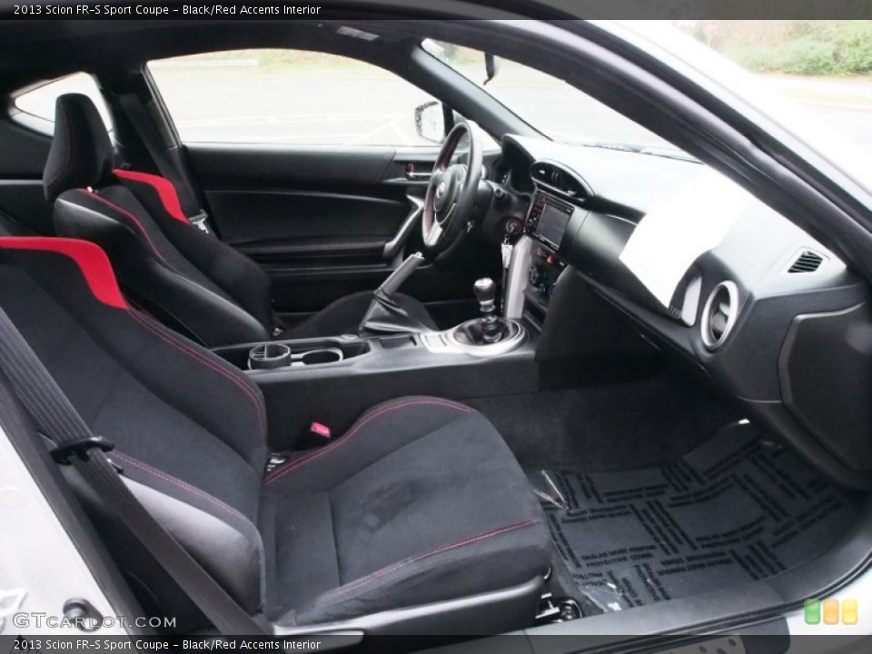 Black/Red Accents Interior Photo for the 2013 Scion FR-S Sport Coupe #77652949