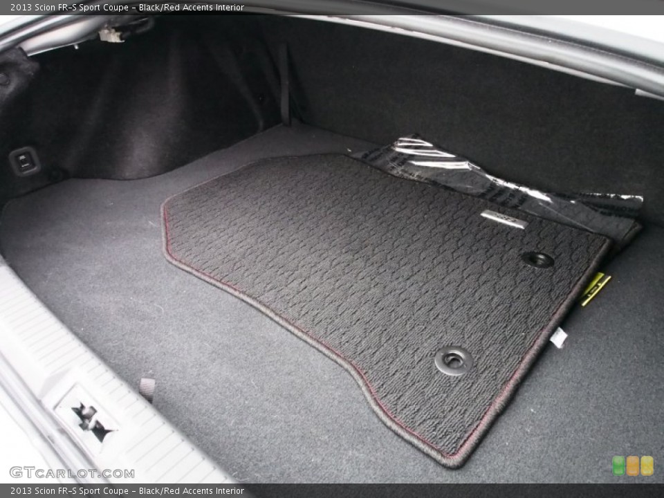 Black/Red Accents Interior Trunk for the 2013 Scion FR-S Sport Coupe #77653149