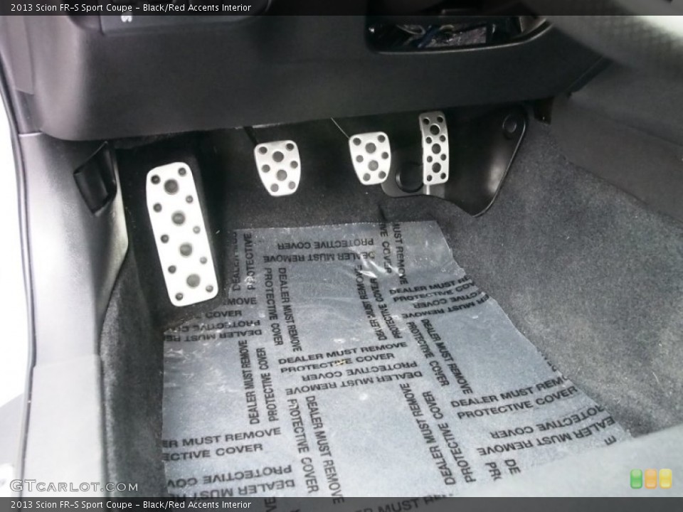 Black/Red Accents Interior Controls for the 2013 Scion FR-S Sport Coupe #77653280