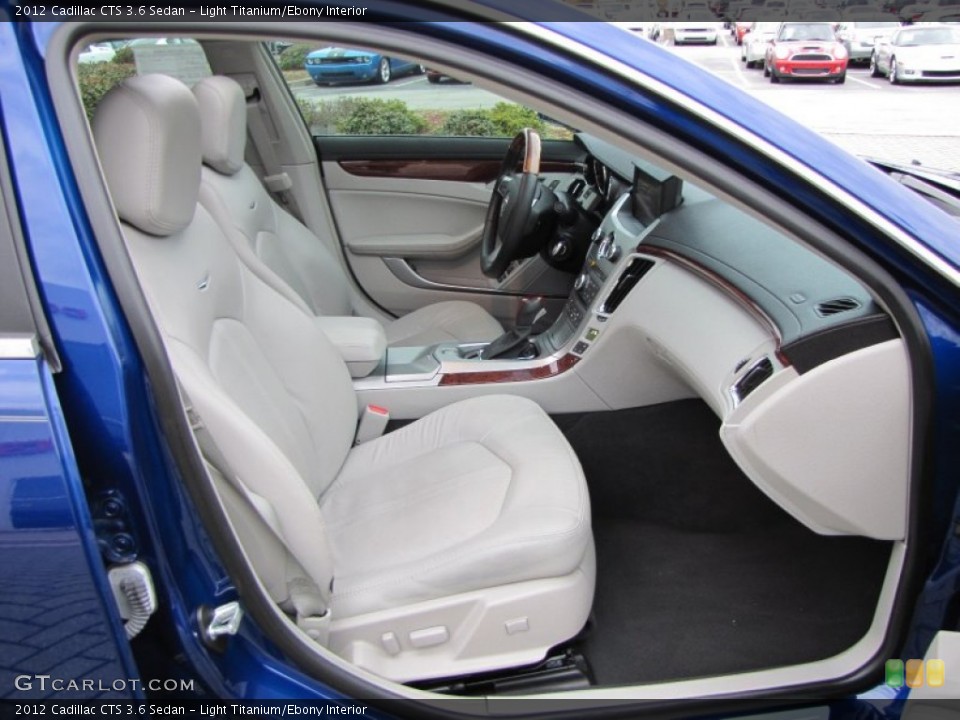 Light Titanium/Ebony Interior Front Seat for the 2012 Cadillac CTS 3.6 Sedan #77653737