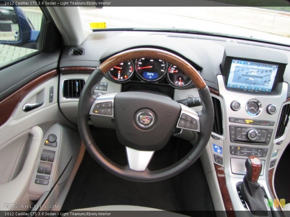 Light Titanium/Ebony Interior Dashboard for the 2012 Cadillac CTS 3.6 Sedan #77653859